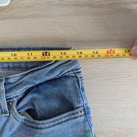 Levi's 711 Skinny Light Wash Mid Rise Ankle Jeans Women's 27 - Picture 9 of 12